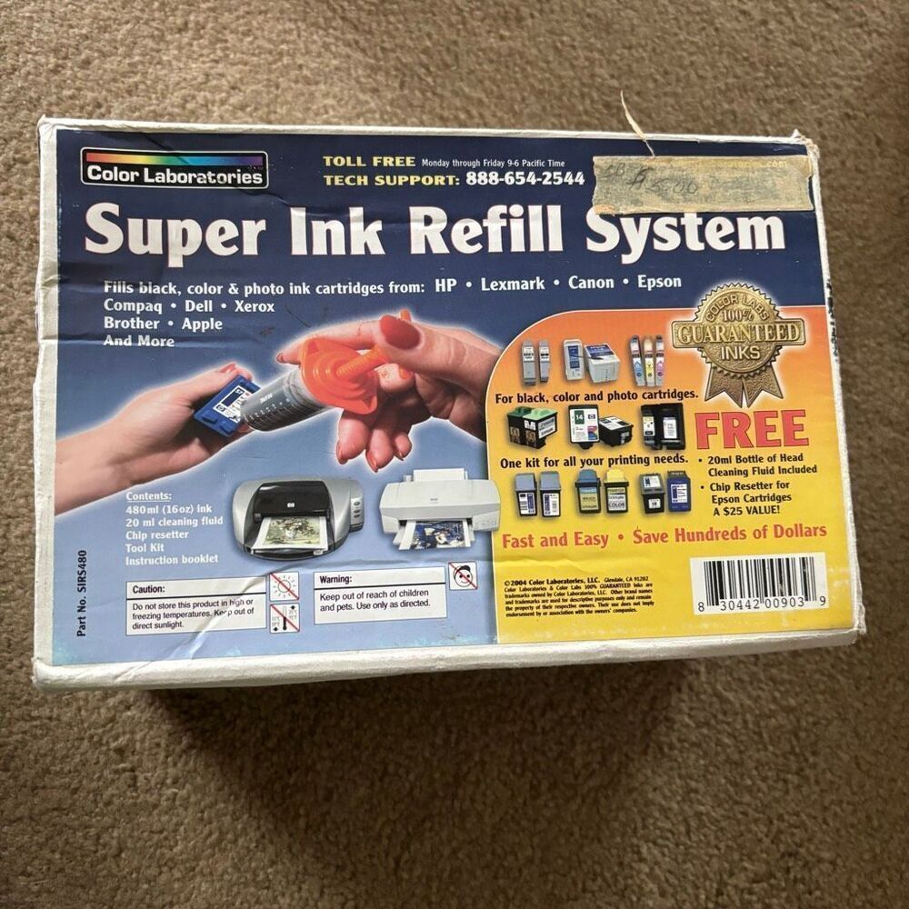 Color Laboratories Super Ink Refill System